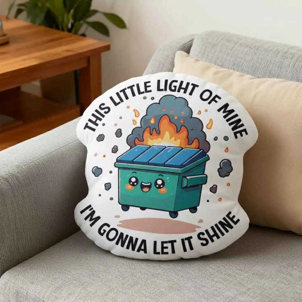 This Little Light Of Mine Geek Pillow