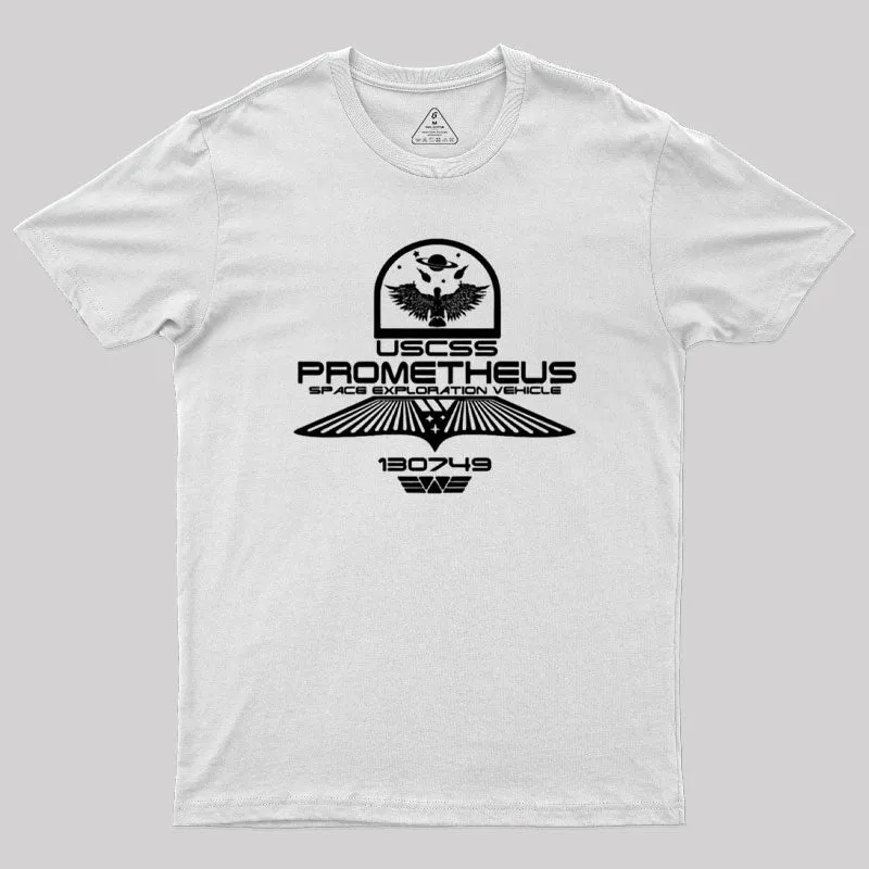 USCSS Prometheus Geek T-Shirt - Image 11