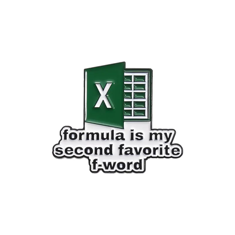 EXCEL Table Series Funny Pins