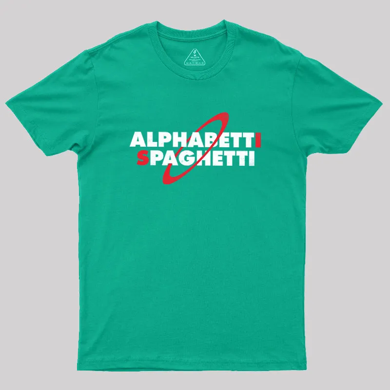 Alphabetti Spagetti Geek T-Shirt - Image 8