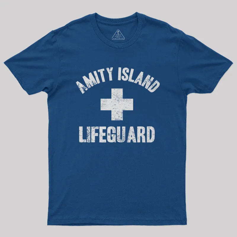 Amity Island Lifeguard Geek T-Shirt
