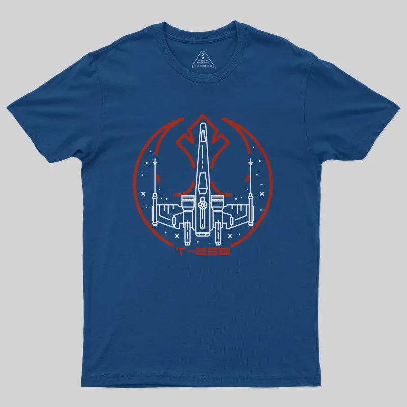 Alternative view of T-65B Starfighter T-Shirt