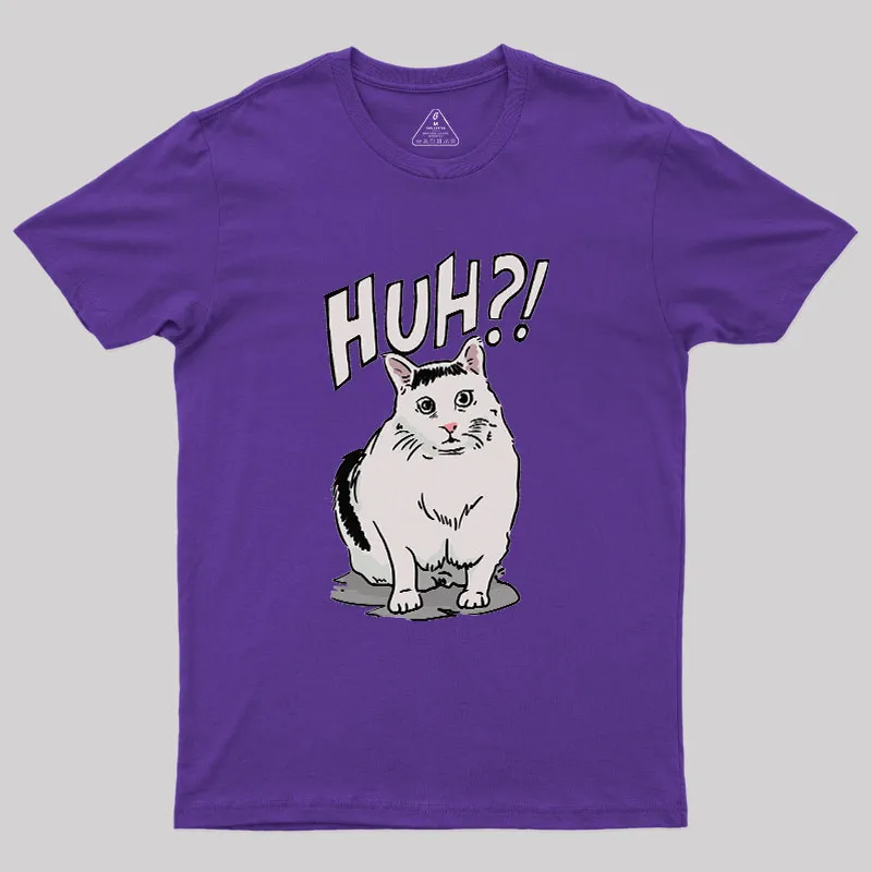 Huh Cat Geek T-Shirt - Image 6