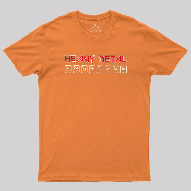 Heavy Metals Chemistry Geek T-Shirt - Image 4