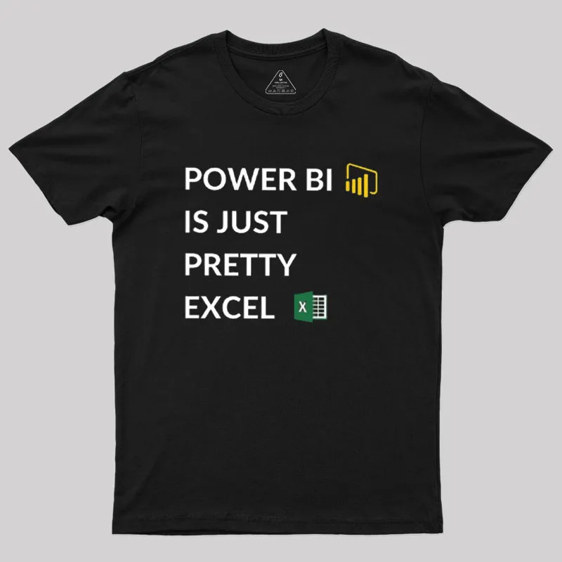 Excel VS Power BI Geek T-Shirt - Image 2