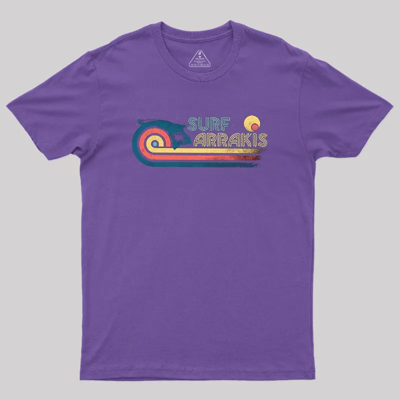 Surf Desert Planet Geek T-Shirt - Image 7