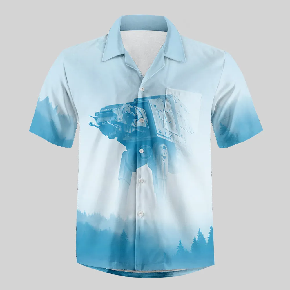 AT-AT in the Mist Button Up Pocket Shirt - Image 2