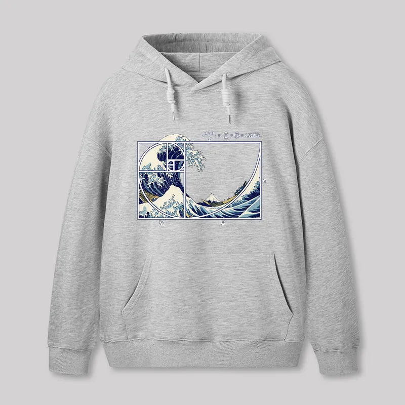 The Great Fibonacci Wave Hoodie - Image 4