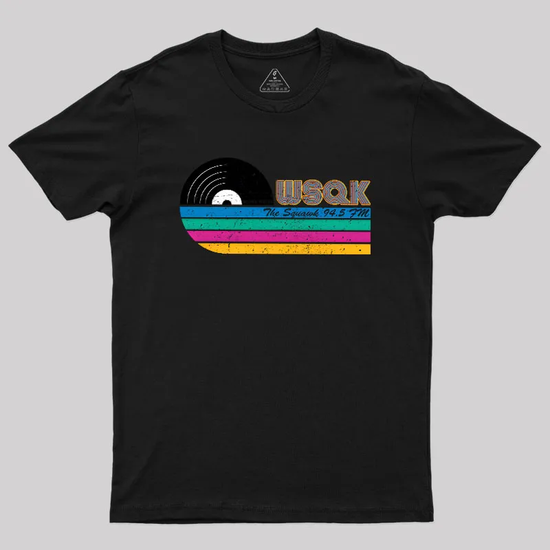 Retro WSQK Geek T-Shirt - Image 2