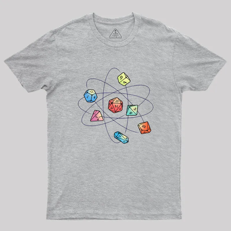 Dice Atom Geek T-Shirt - Image 4