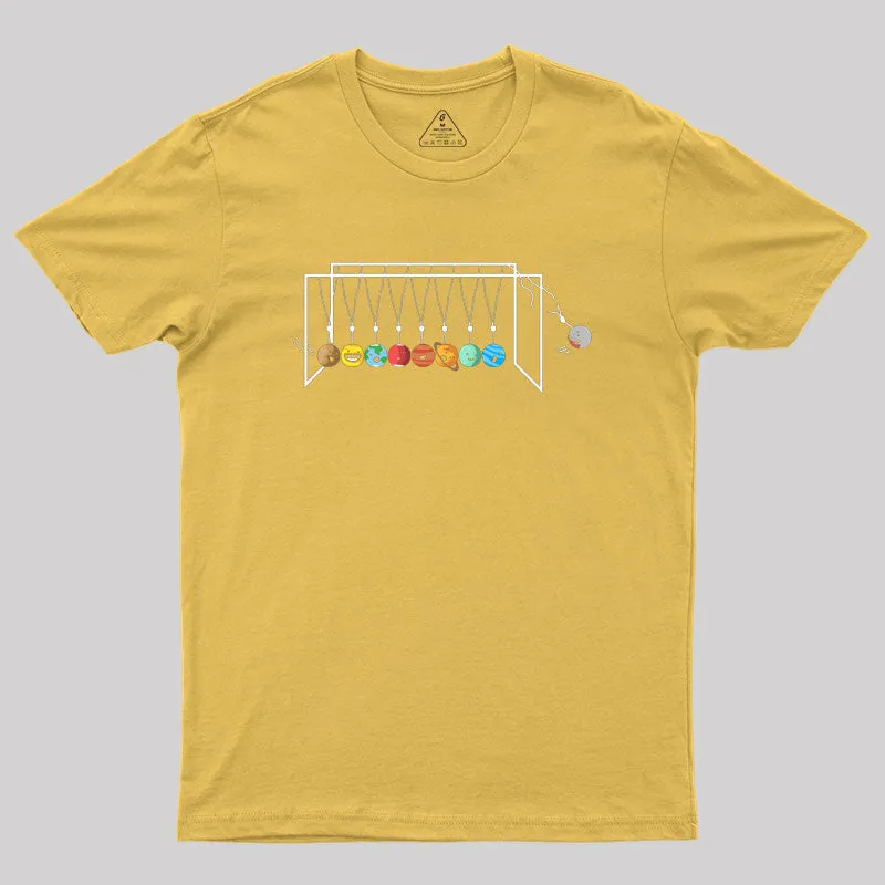 Astrophysicis Planets Newtons Cradle Geek T-Shirt - Image 8