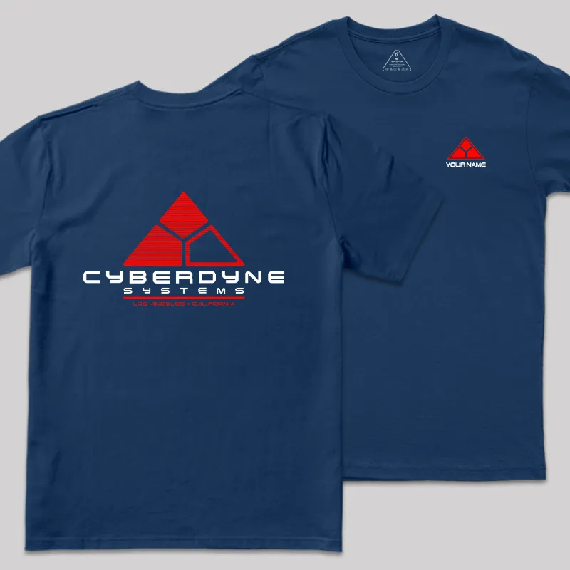 Alternative view of Personalized Cyberdyne Systems Skynet Geek T-Shirt