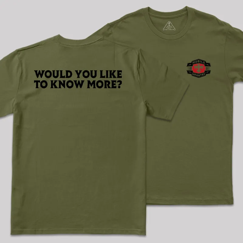 Scifi Space Recruit Front and Back Printed Geek T-Shirt - Image 7