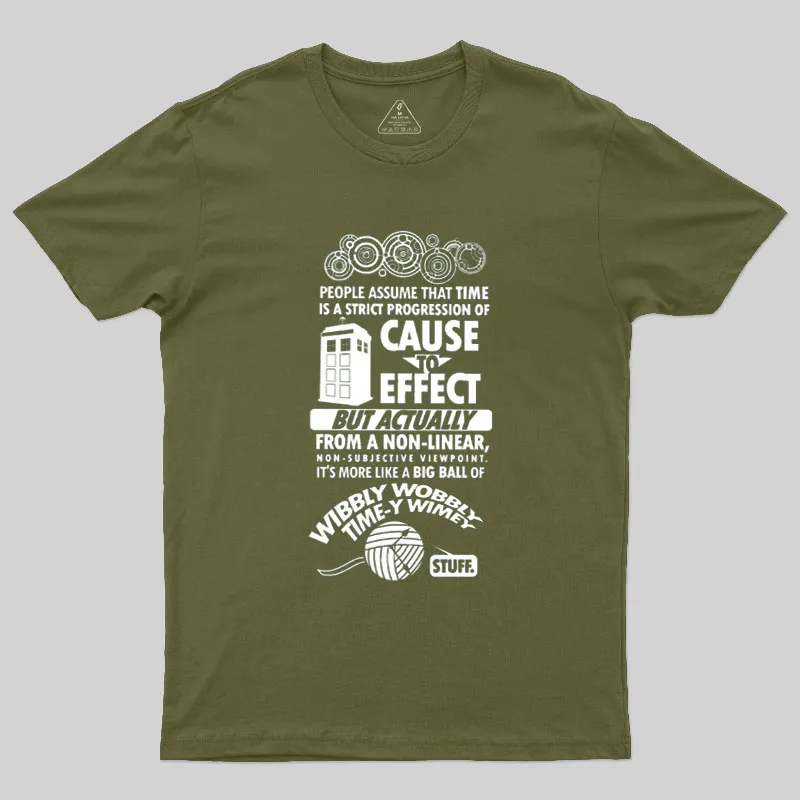 Timey Wimey Geek T-Shirt - Image 3