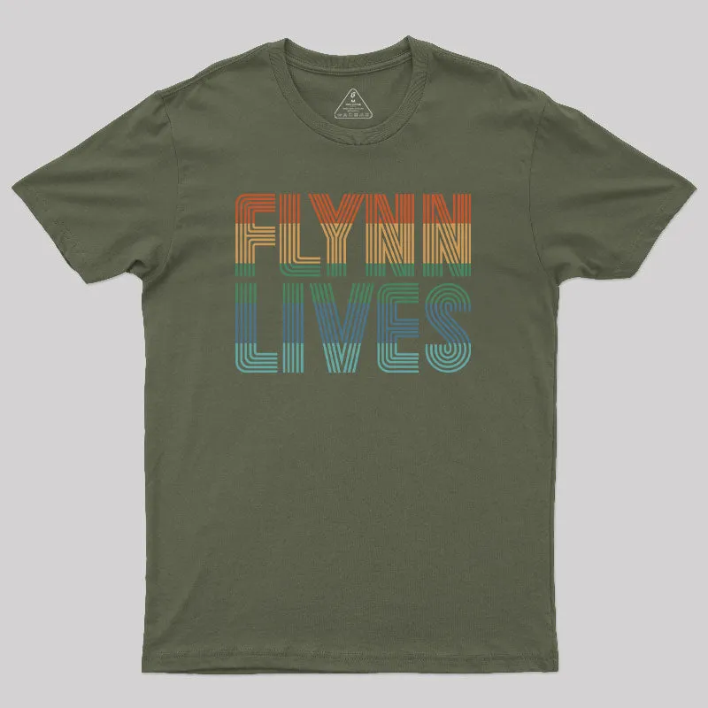 Flynn Lives Geek T-Shirt - Image 3