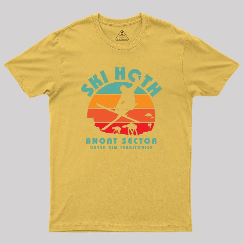 Ski Ice Planet Geek T-Shirt - Image 8