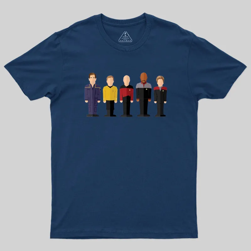 Alternative view of Captains Geek T-Shirt
