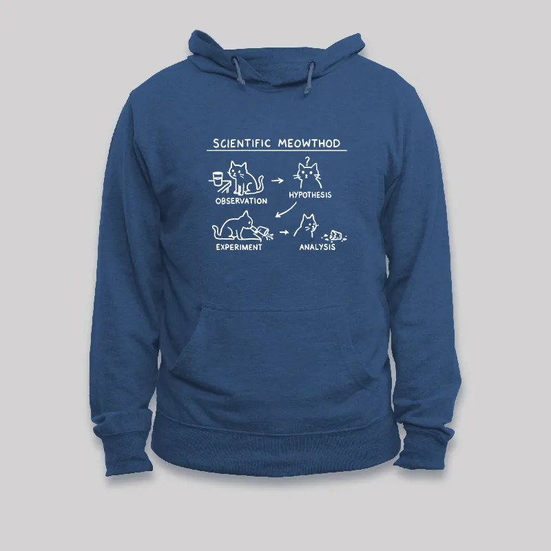 Alternative view of Scientific Meowthod Geek Hoodie