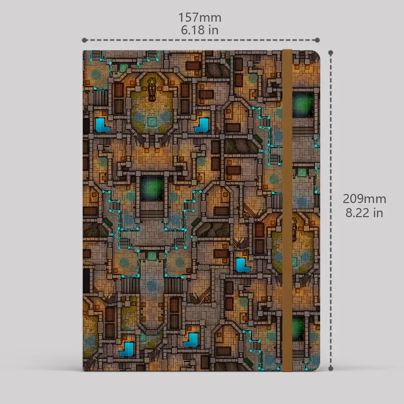 DND Ancient Crypt Dungeon Notebook