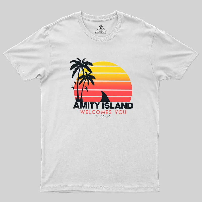 Amity Island Geek T-Shirt - Image 9