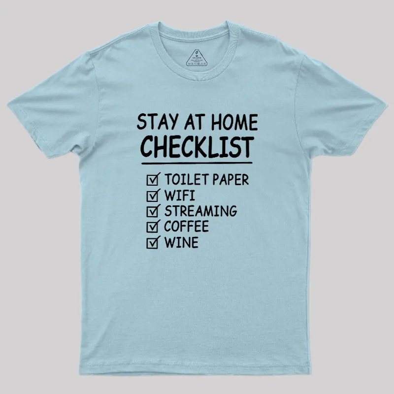 Home Checklist Geek T-Shirt - Image 9