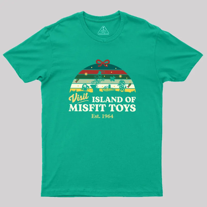 Visit Island of Misfit Toys Geek T-Shirt - Image 9