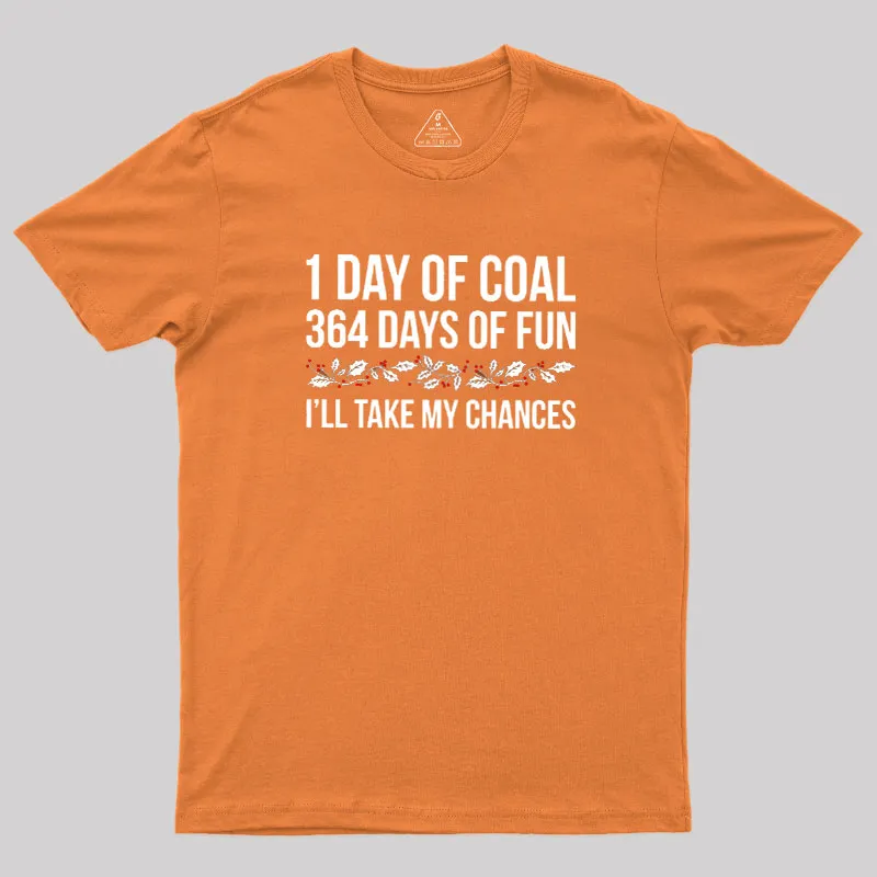 1 Day of Coal Geek T-Shirt - Image 4