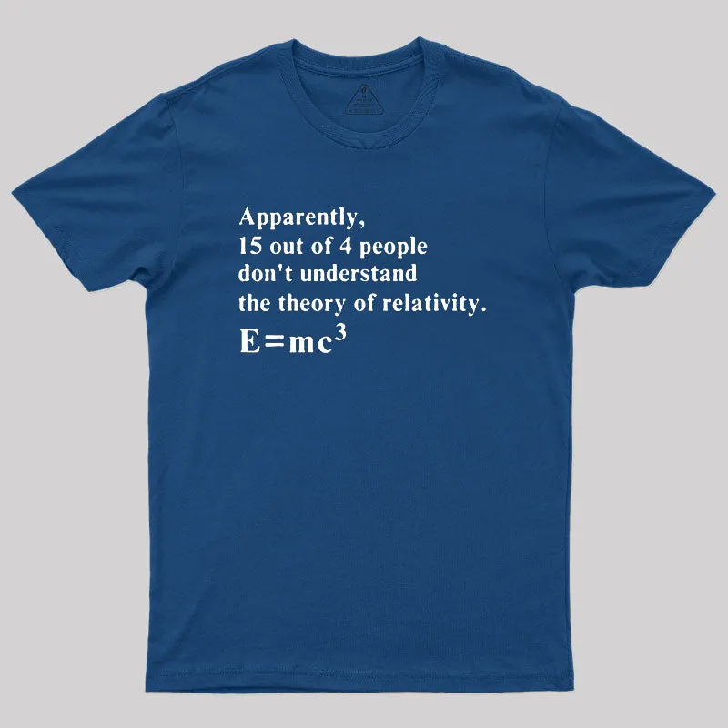 Alternative view of Parody The Relativity Theory Math Physics Humor T-Shirt