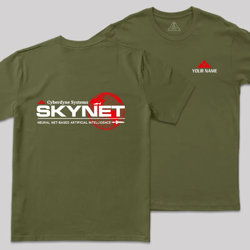 Personalized Classic Skynet Geek T-Shirt - Image 3
