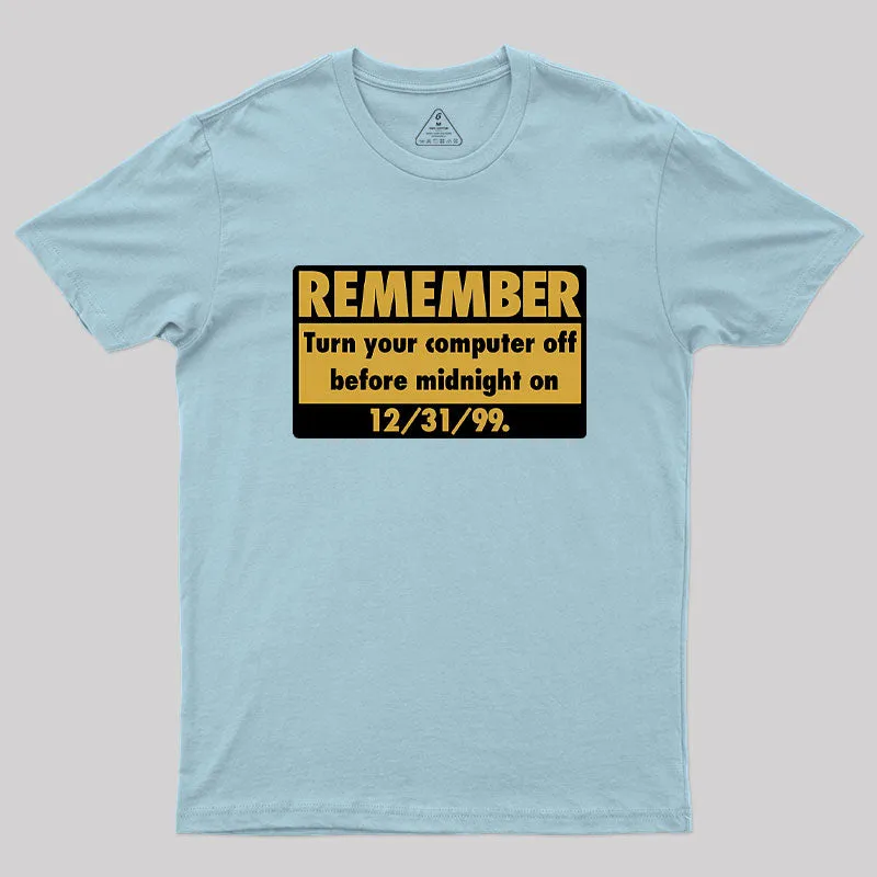 The Millennium Bug Vintage Art Geek T-Shirt - Image 10