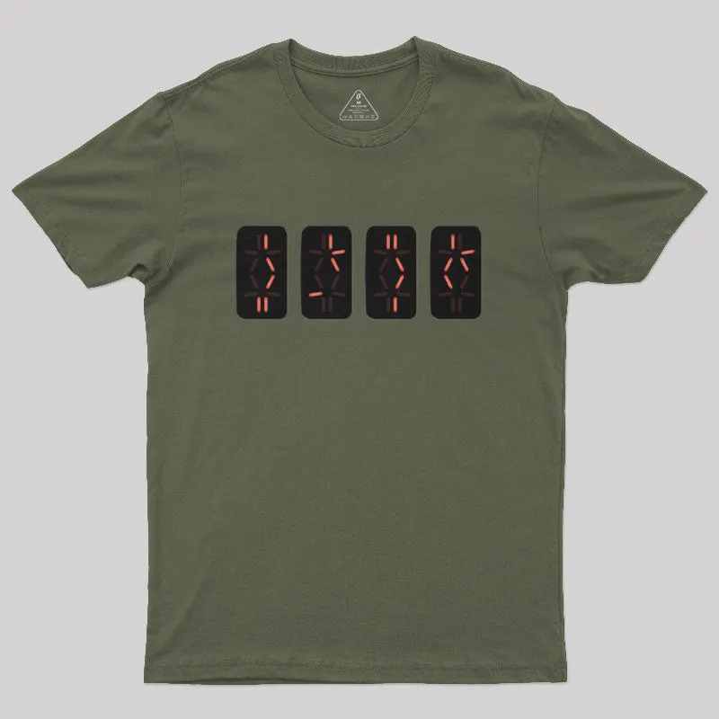 Predator Self-Destruct Countdown Timer Geek T-Shirt - Image 2