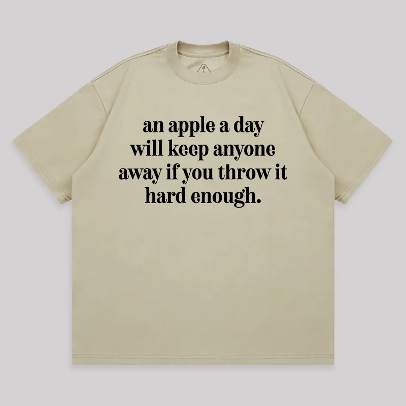 An Apple A Day Unisex Oversized T-shirt - Image 8