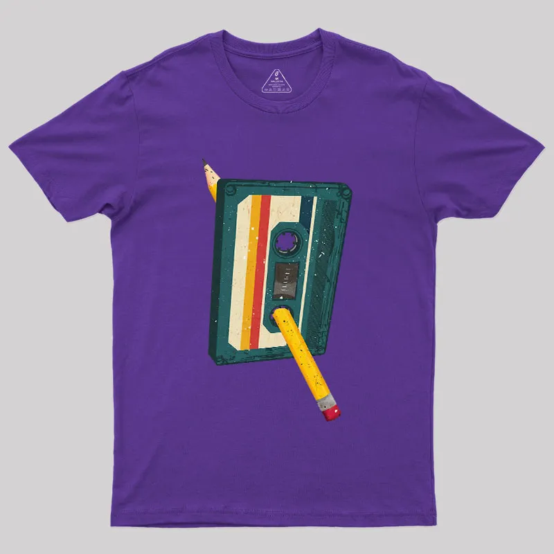 Retro Cassette Geek T-Shirt - Image 6