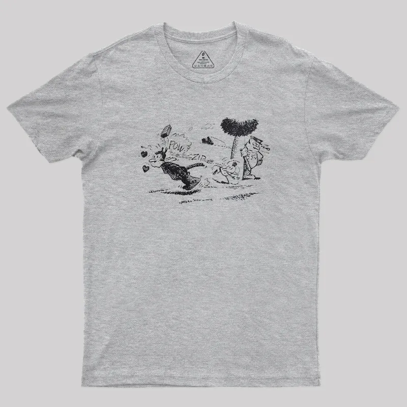 Krazy Kat Geek T-Shirt - Image 2