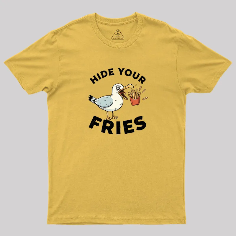 Hide Your Fries Geek T-Shirt - Image 8