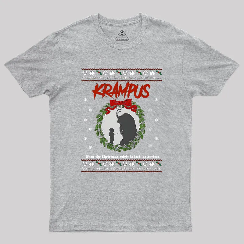 Krampus Christmas Geek T-Shirt - Image 4