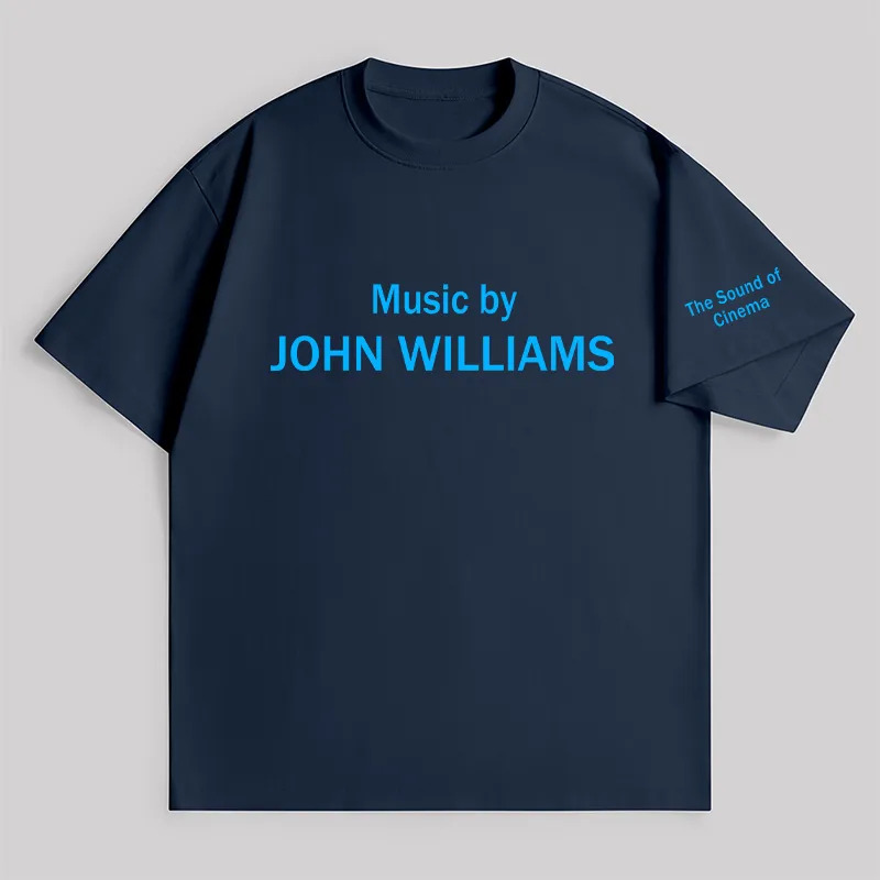Music By John Williams Unisex Oversized T-shirt - Image 5