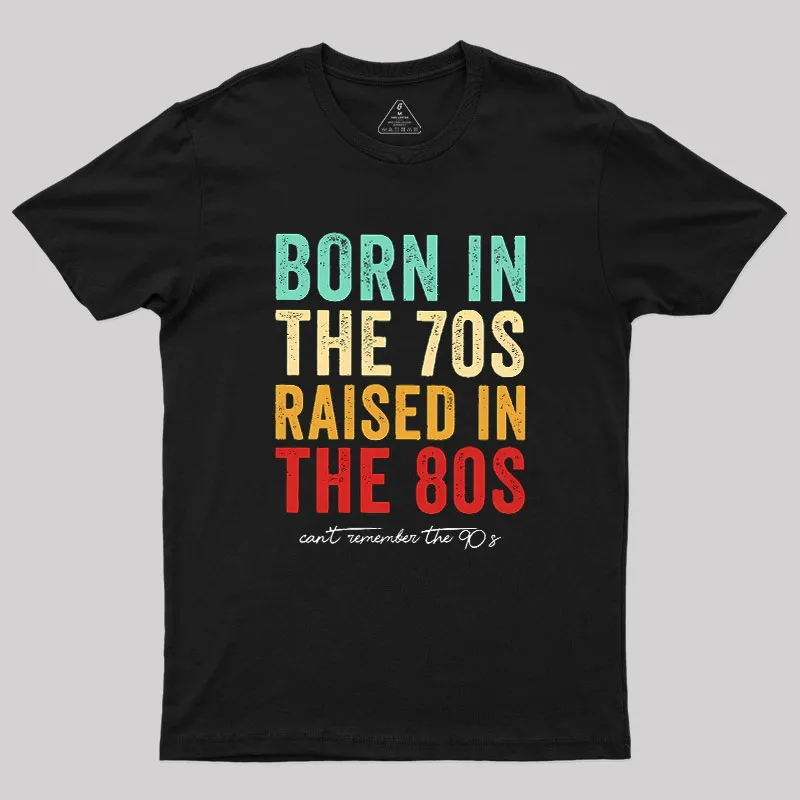 Alternative view of Raised In The 80s Geek T-Shirt