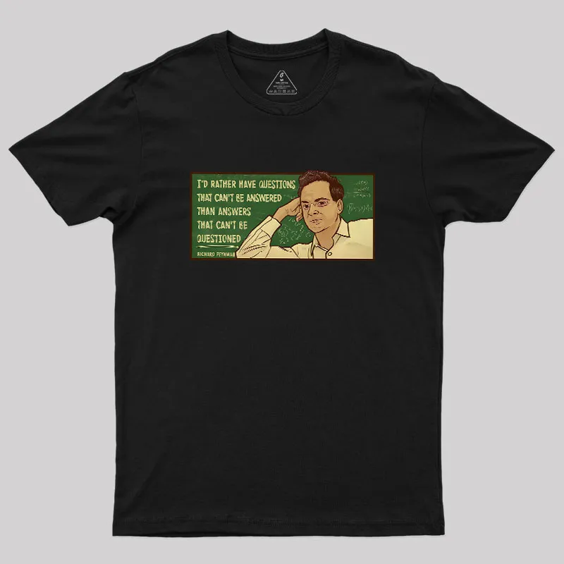 Feynman Science Shirt Geek T-Shirt - Image 2