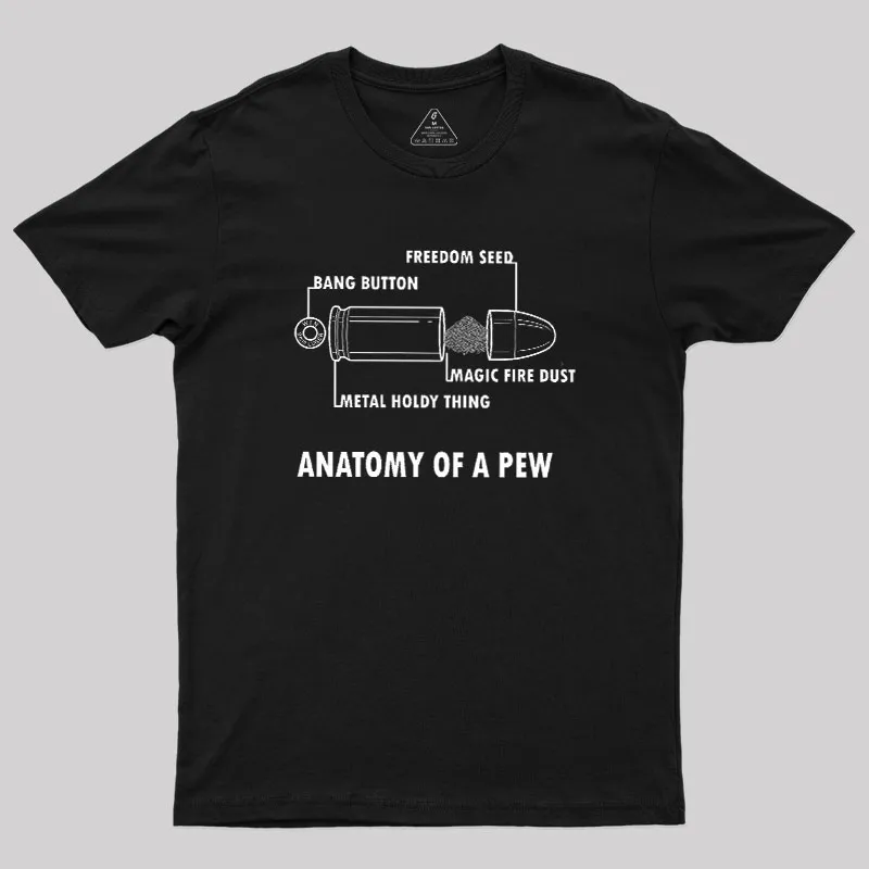ANATOMY OF A PEW Geek T-Shirt - Image 2