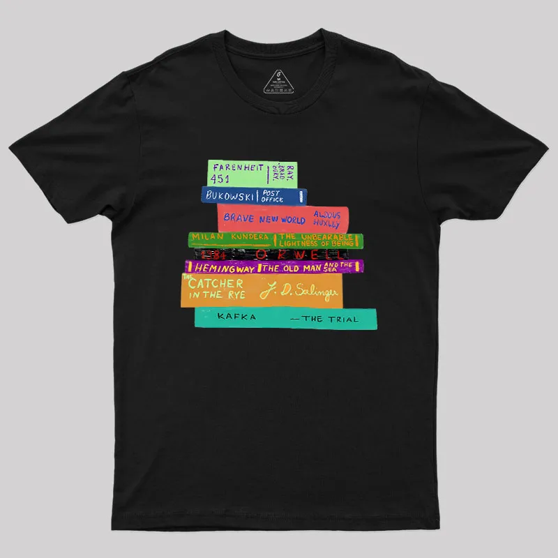 Alternative view of Books Books Books Geek T-Shirt