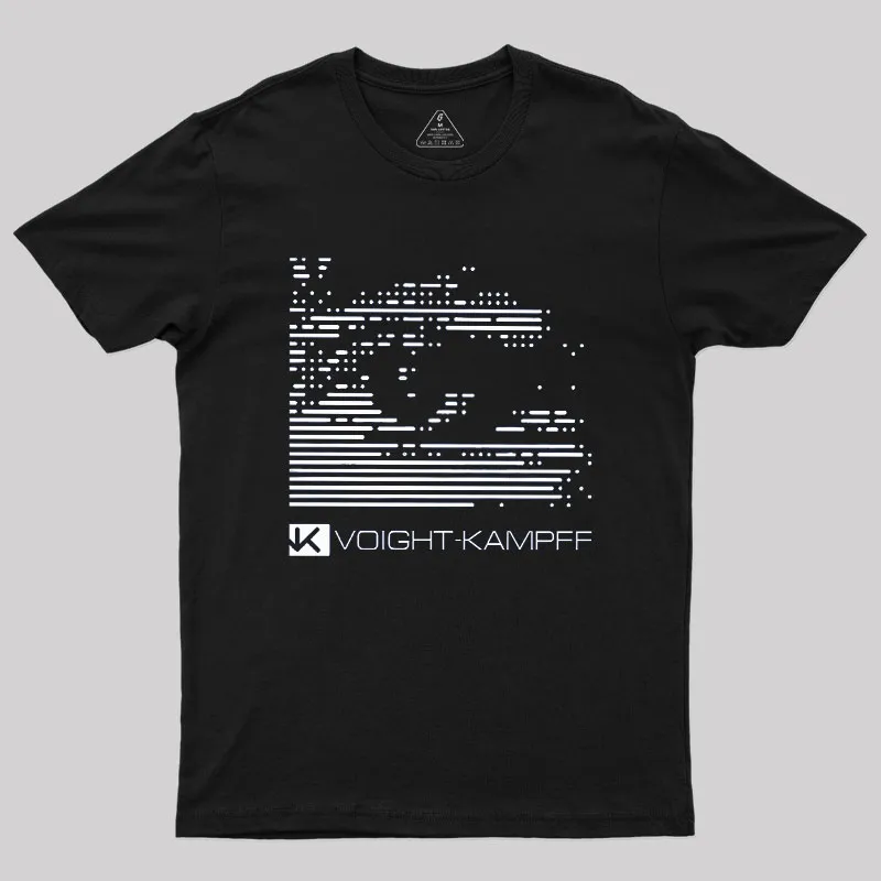 Alternative view of Voight-Kampff Distressed Geek T-Shirt