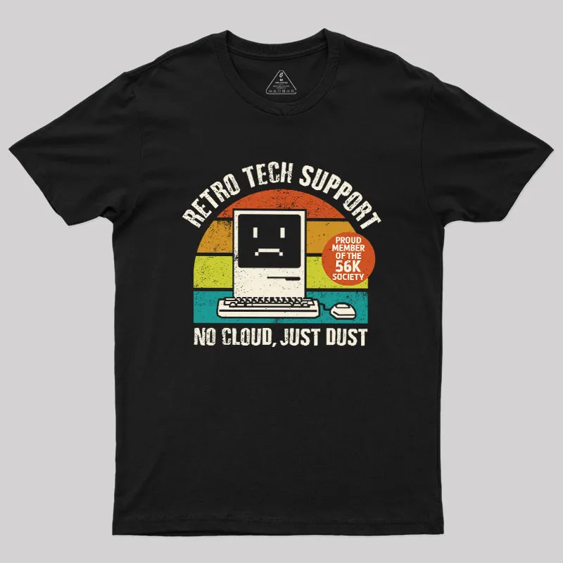 RETRO TECH SUPPORT Geek T-Shirt