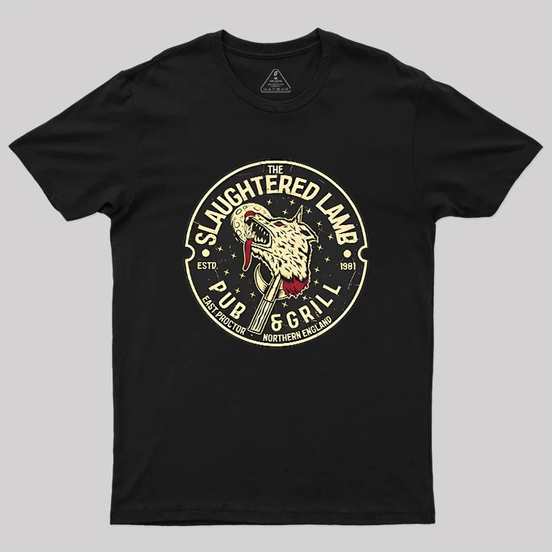 Alternative view of The Slaughtered Lamb Geek T-Shirt