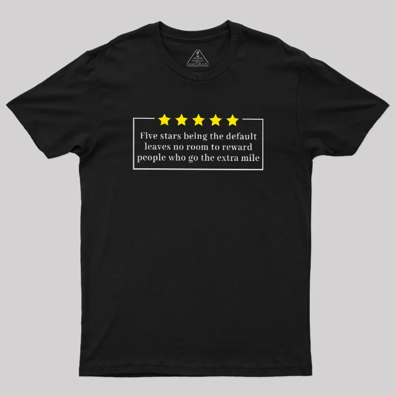 Five Stars Geek T-Shirt