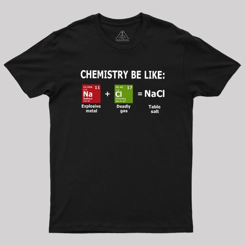 Chemistry Be Like Geek T-Shirt - Image 2