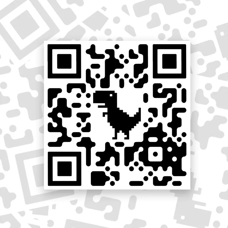 QR Code Geek Sticker