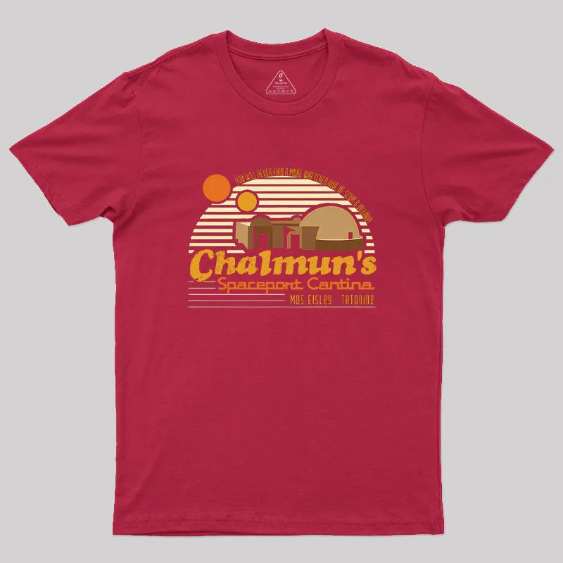 Chalmun's Spaceport Cantina Geek T-Shirt - Image 4