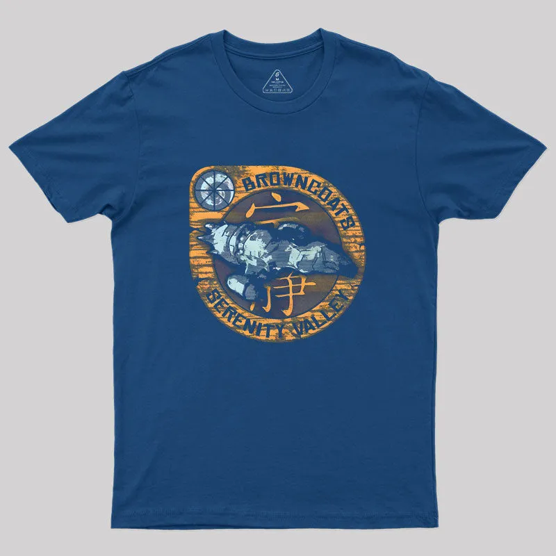 Alternative view of Vintage Serenity Firefly Geek T-Shirt