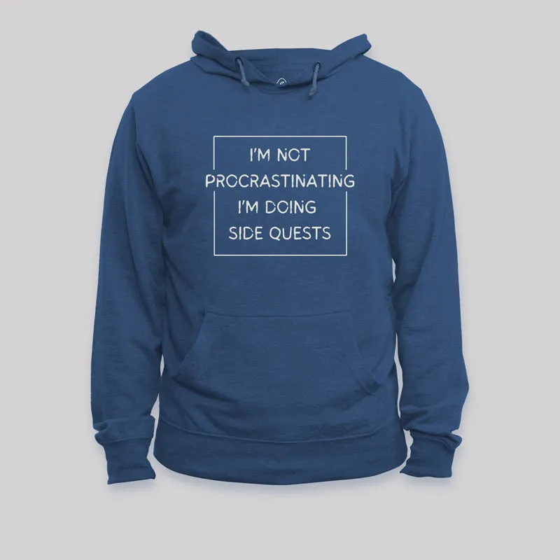 Alternative view of Nerd Humor Not Procrastinating Hoodie